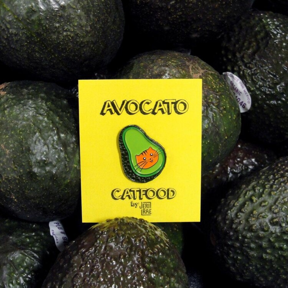 Avocato Enamel Pin